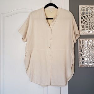 Wilfred | Aritzia Vneck Button Down Top